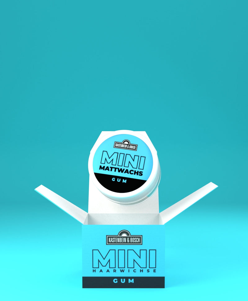 Gum. Kein Wachs, kein Gel. Fester Halt, nachmodellierbar, vegan.