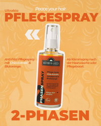 Leave-in Pflege mit Anti-Frizz Effekt.
