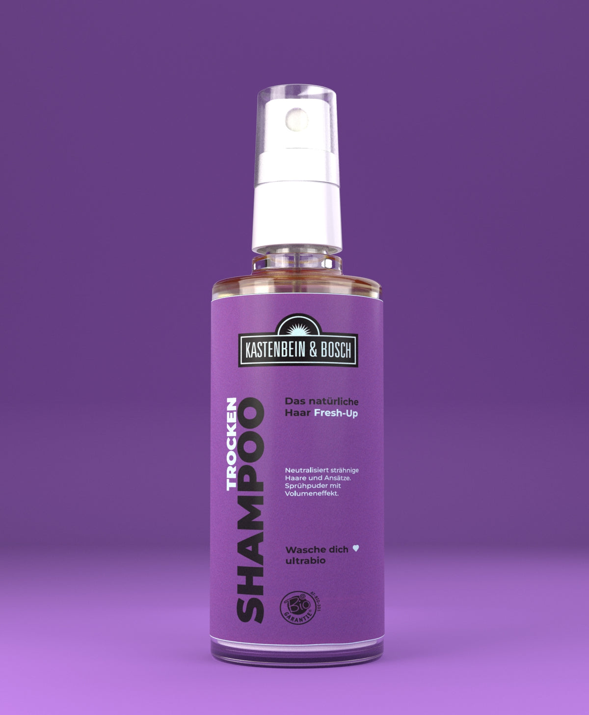 Bio Trockenshampoo: neutralisiert strähnige Haare und Ansätze 