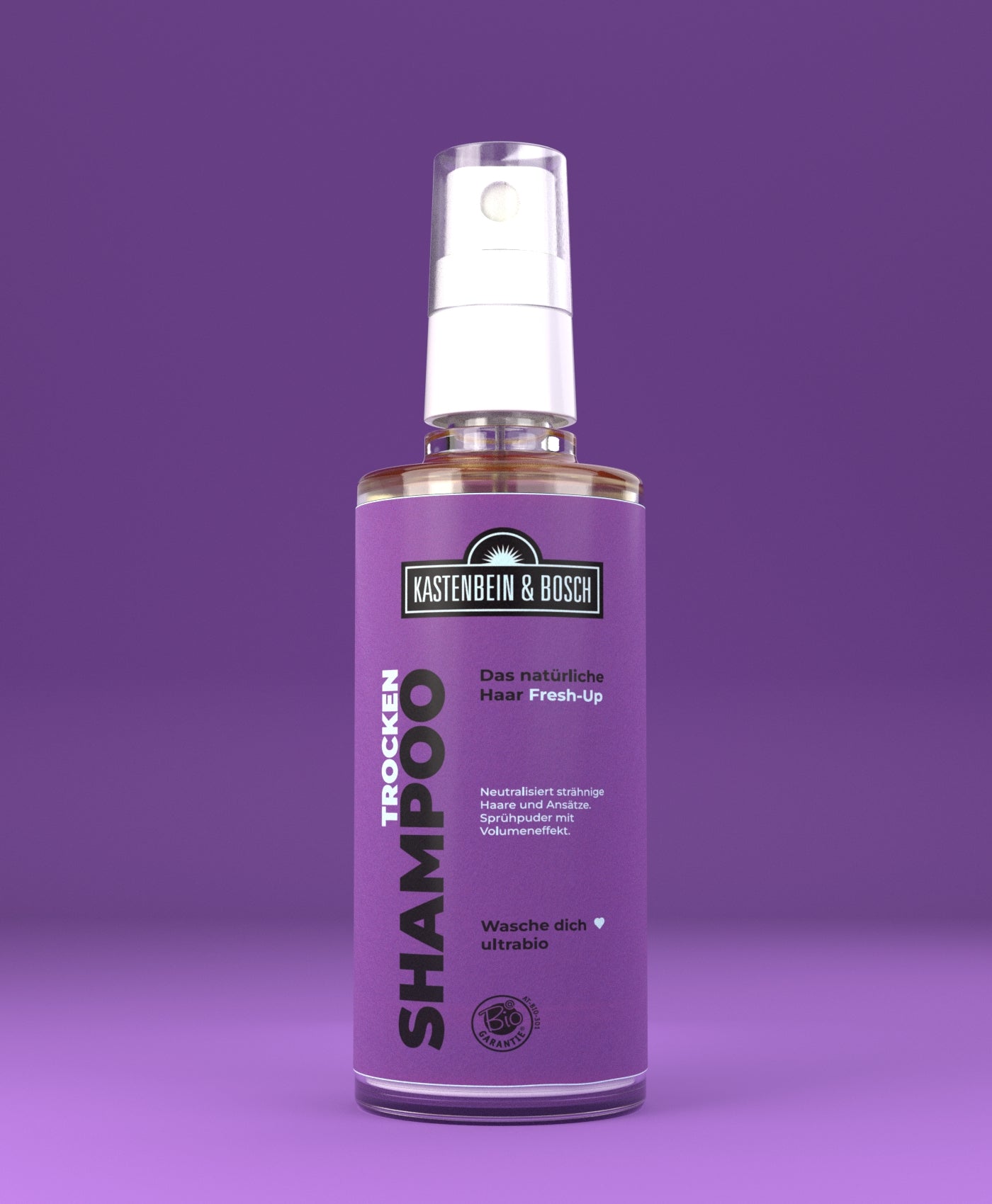 Bio Trockenshampoo: neutralisiert strähnige Haare und Ansätze 