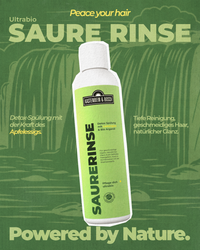 Saure Rinse für geschmeidige Haare und natürlichen Glanz