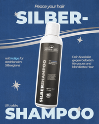 Bio Silbershampoo mit Indigo.