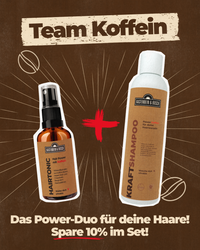 Team Koffein: Kraftshampoo und Hair Tonic